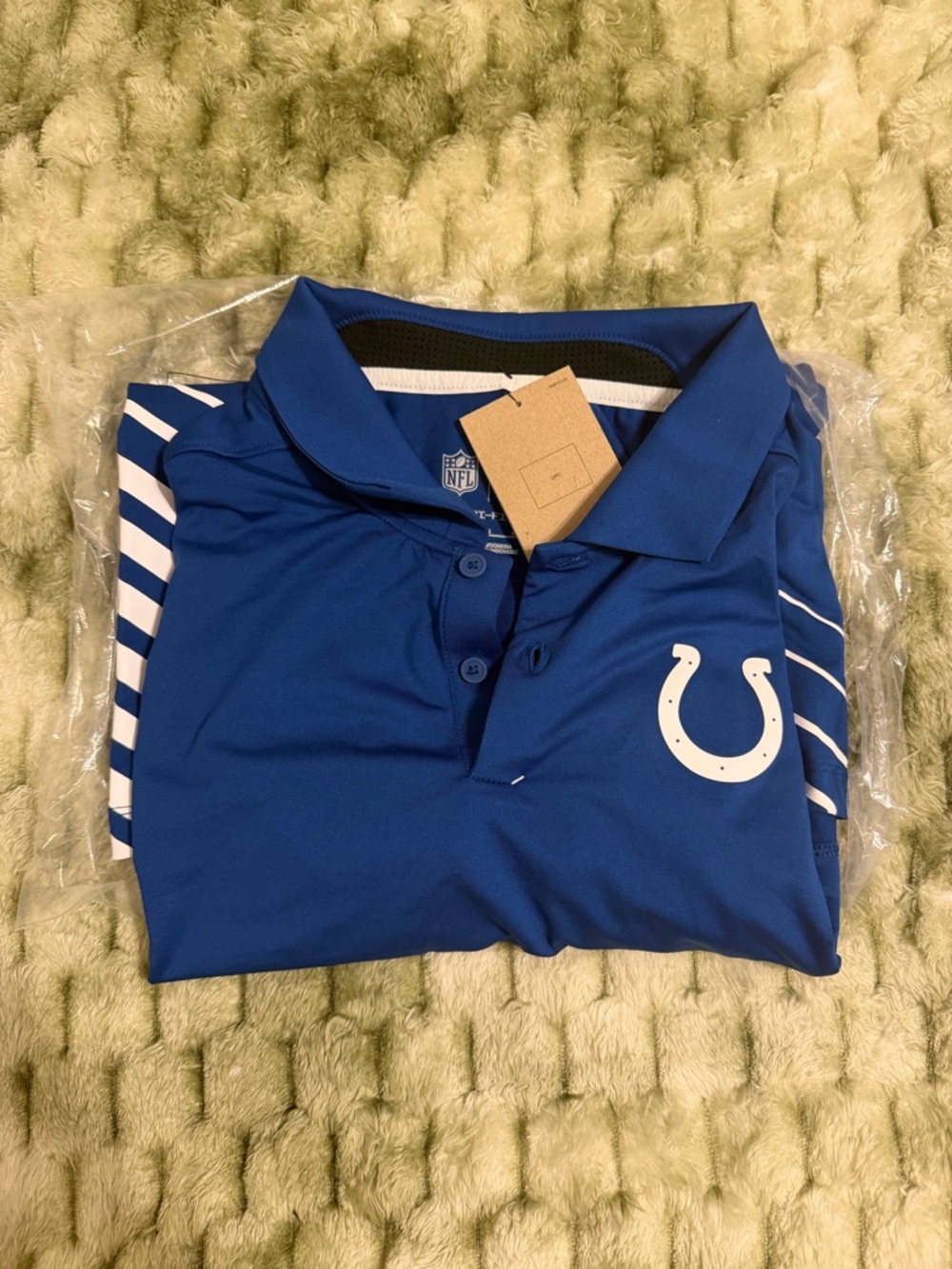 Indianapolis Colts Nike Dri-Fit Coaches Polo Shirt Sz XL